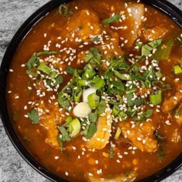 Chicken Manchurian.