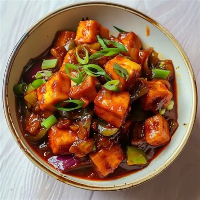 Chilli Paneer.